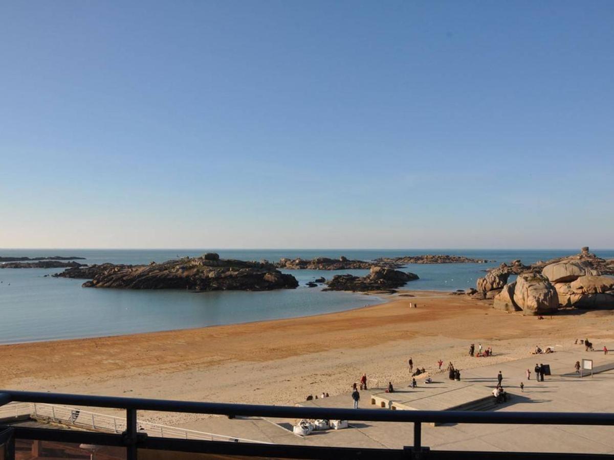 Appartement Terrasse Bord De Mer A Tregastel Avec Parking - Fr-1-368-19 Exteriér fotografie